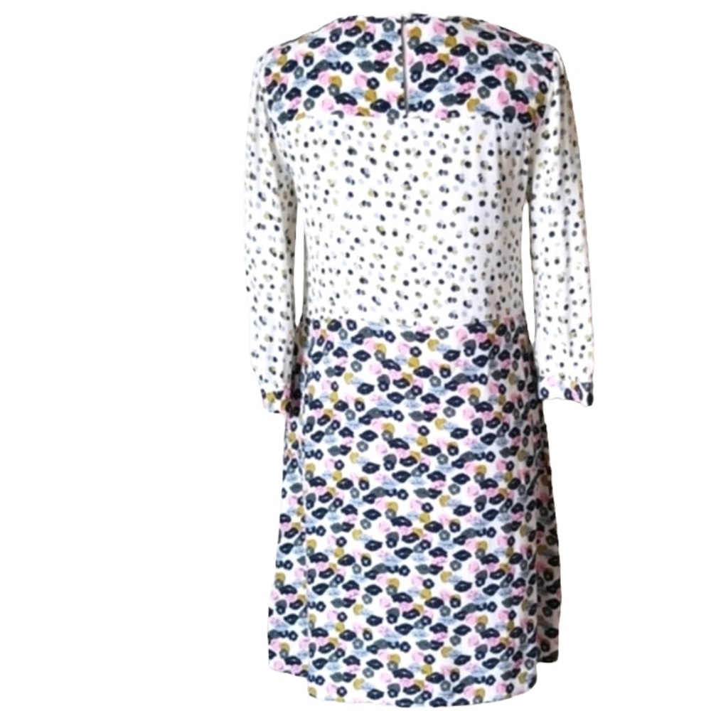 BODEN Hopscotch Poppy Meadow Pintuck Preppy Dress in Ivory size 10L - Picture 9 of 14